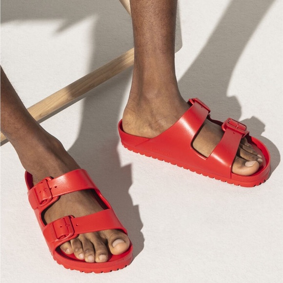 BIRKENSTOCK - Eva Arizona Sandals, Active Red, Men’s Size 12 - Picture 2 of 14